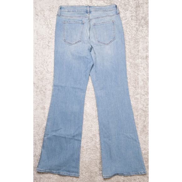 Old Navy High Rise WOW Flare Light Blue Jeans Denim Womens Size 8 NWOT - Picture 2 of 12